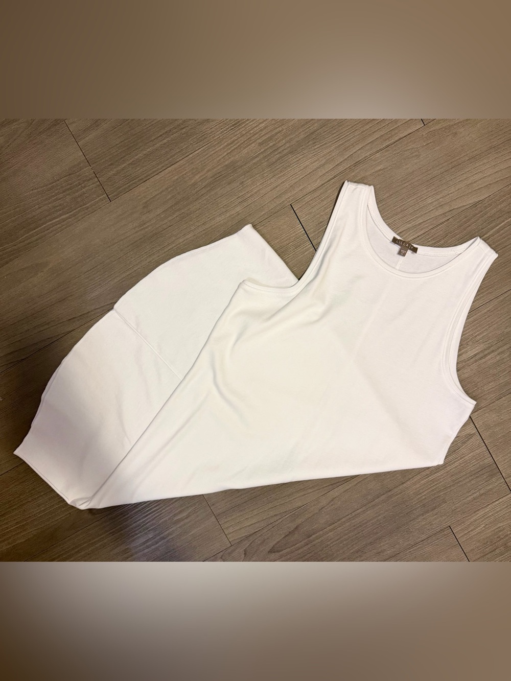 DONATING SOON- LILLA P High Neck Dress Ivory Cream